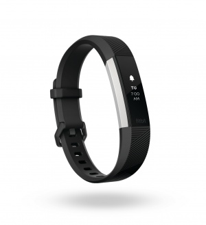 3-quarter view product render of Alta HR in black band.